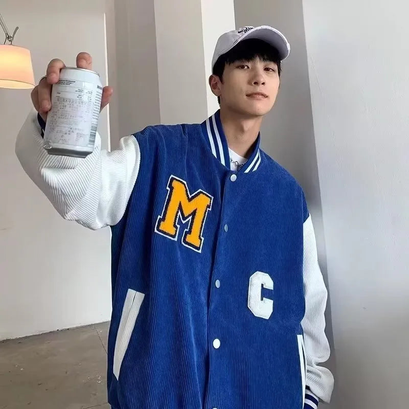 Jaqueta Varsity Premium Masculina Retro Streetwear