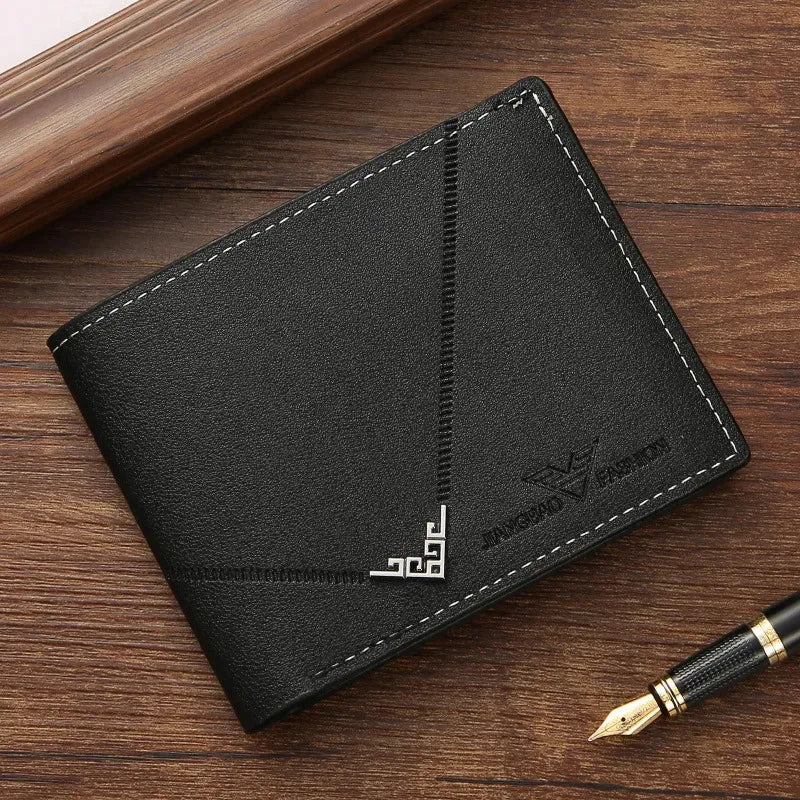 Carteira Masculina Slim Couro RFID Blocking Porta Cartões Premium