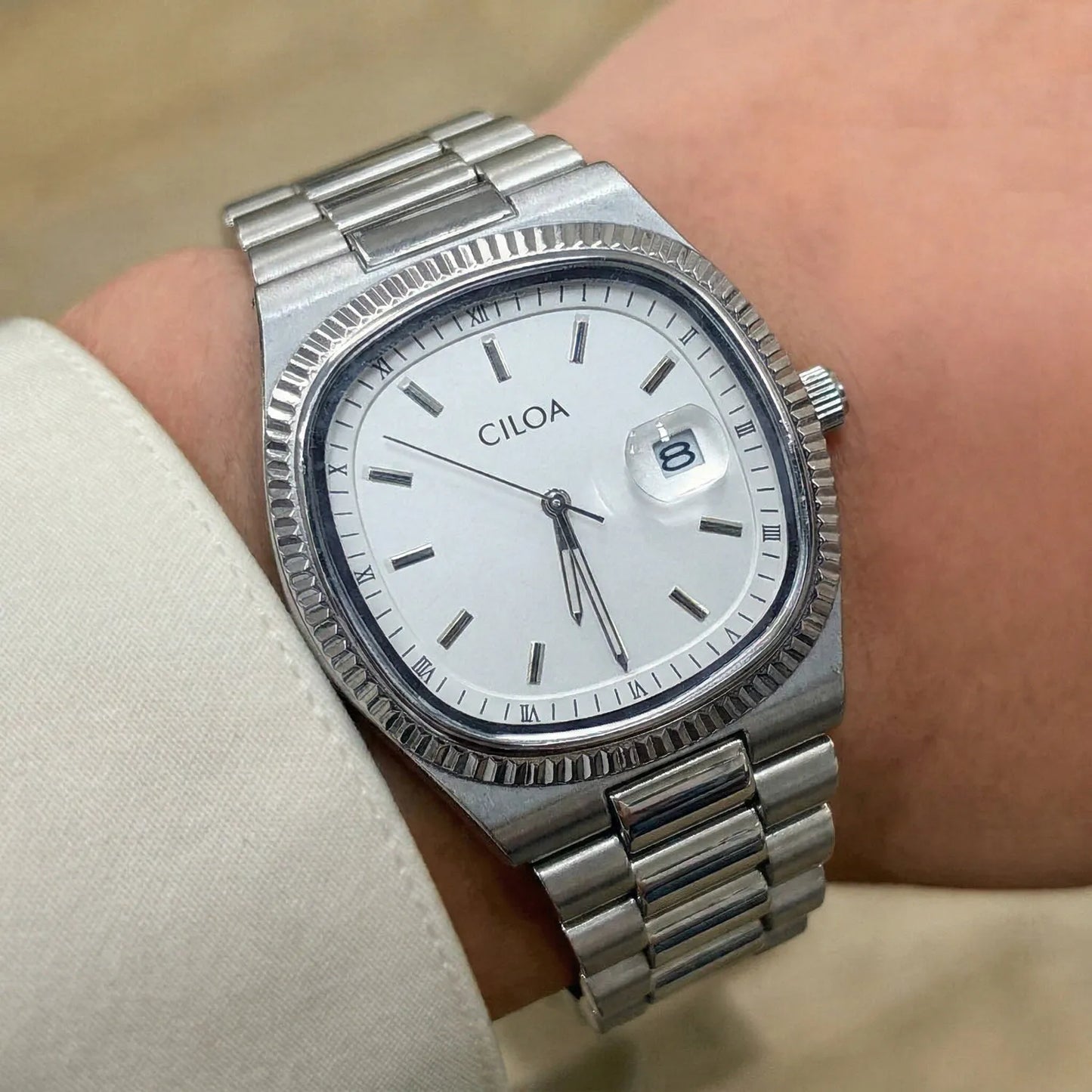 Relógio Masculino Square Luxury Premium Waterproof