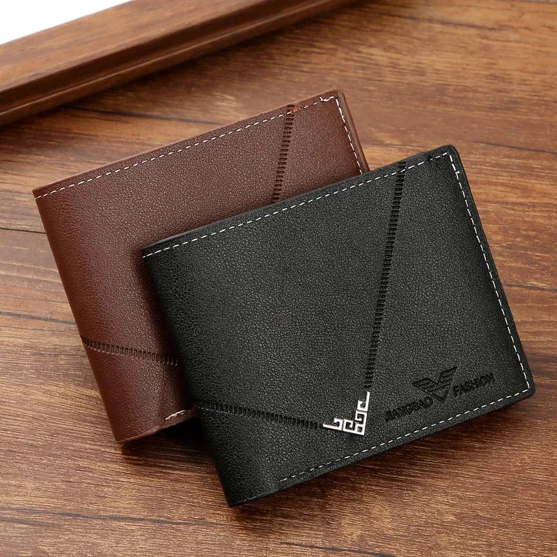 Carteira Masculina Slim Couro RFID Blocking Porta Cartões Premium