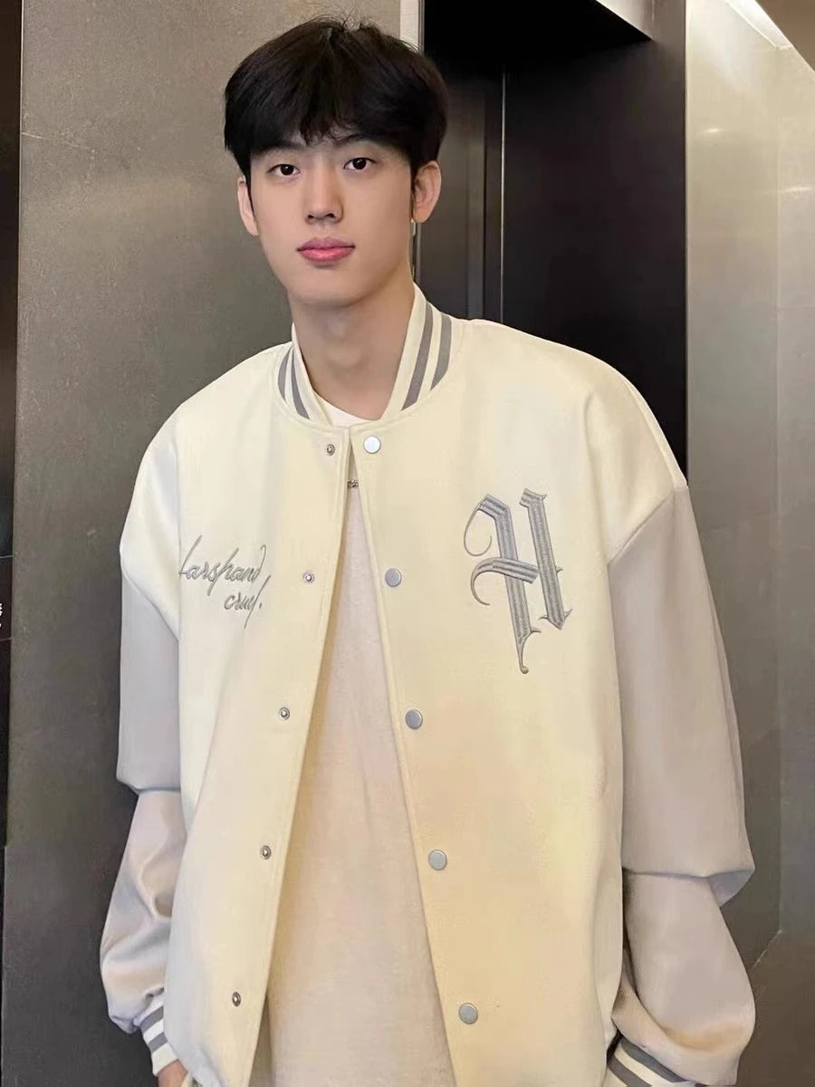 Jaqueta Varsity Premium Unissex Vintage Streetwear