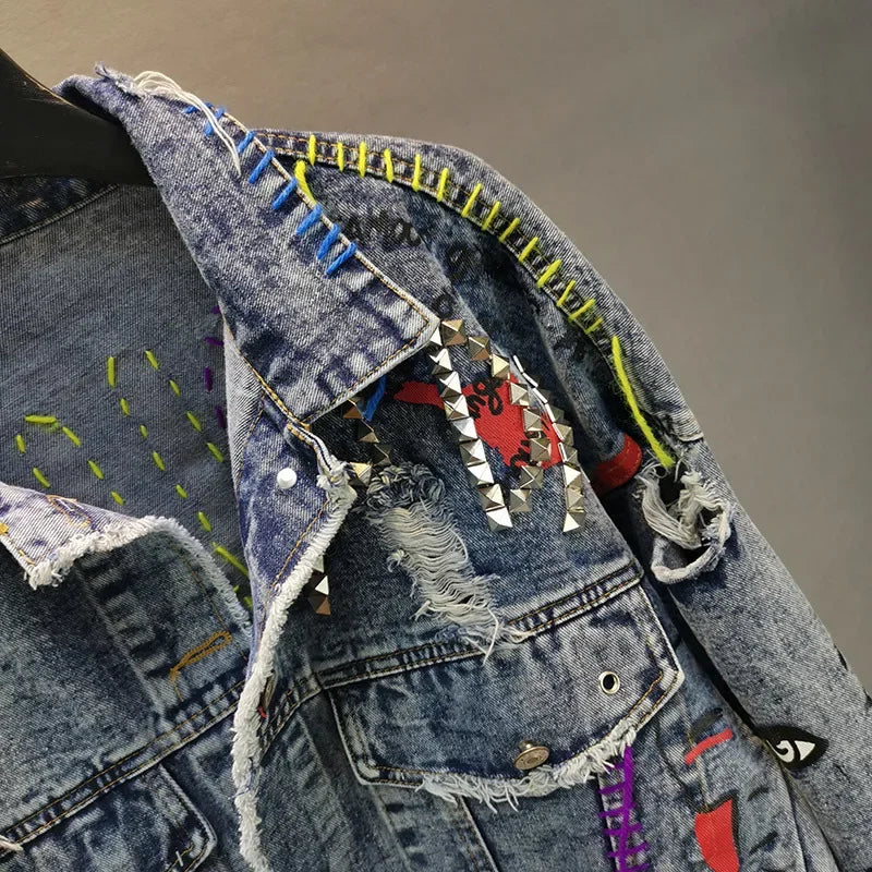 Jaqueta Jeans Feminina Y2K Premium