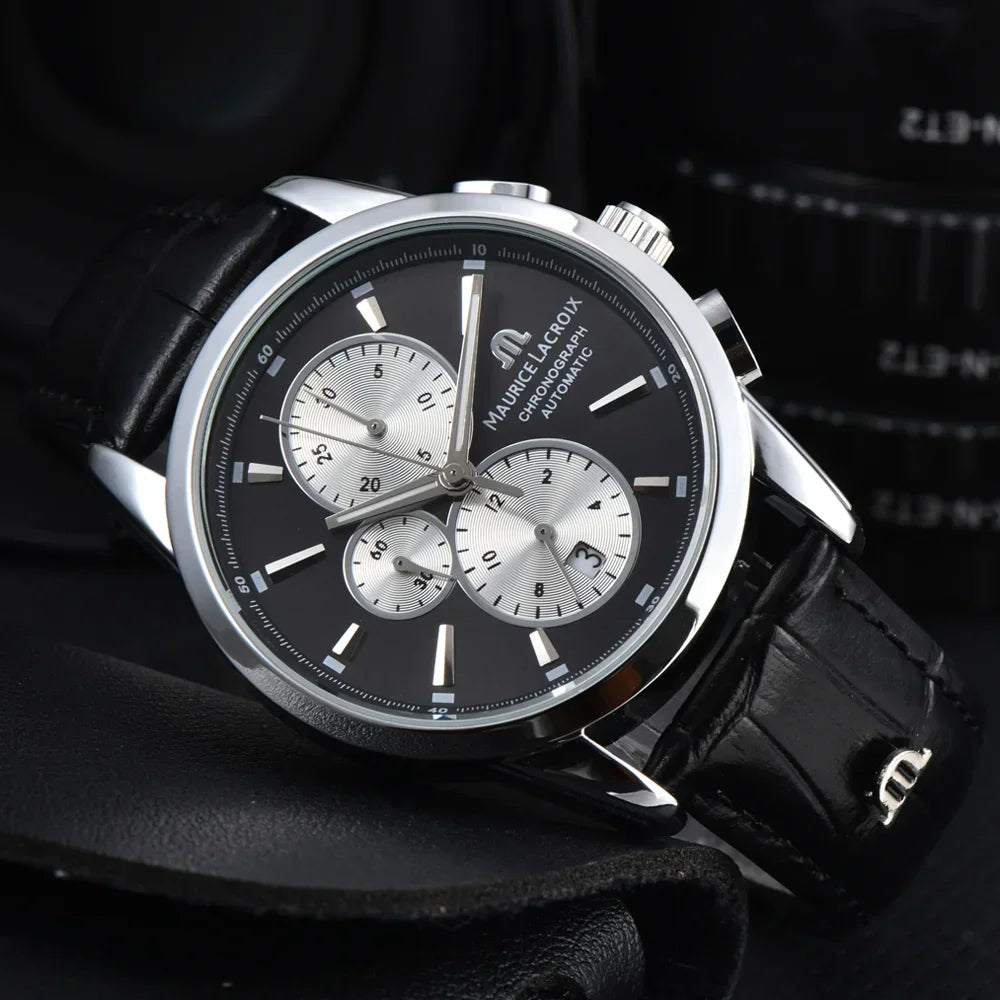 Relógio Masculino Luxury Chronograph Premium Business Sport
