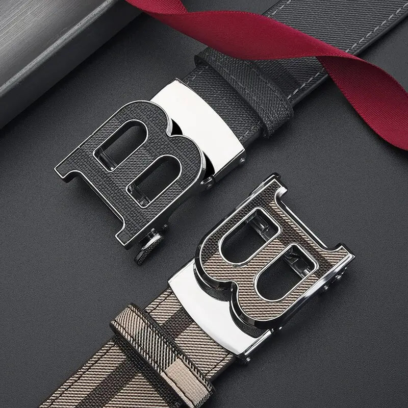 Cinto Masculino Luxury Premium Couro Business Casual