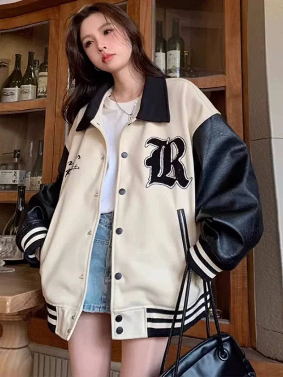 Jaqueta Oversized Feminina Premium Korean Streetwear