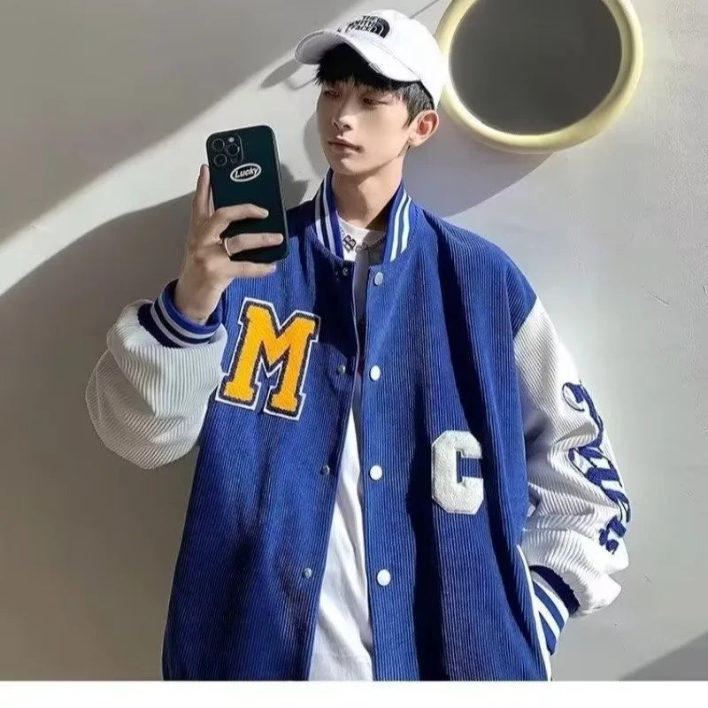 Jaqueta Varsity Premium Masculina Retro Streetwear