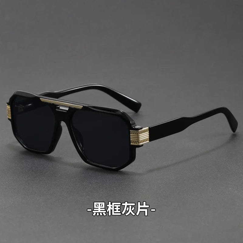 Óculos de Sol Aviador Premium Double Bridge Masculino e Feminino