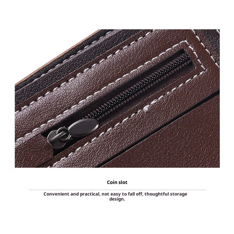 Carteira Masculina Couro Trançado Ultra Slim Multi Cartões Premium