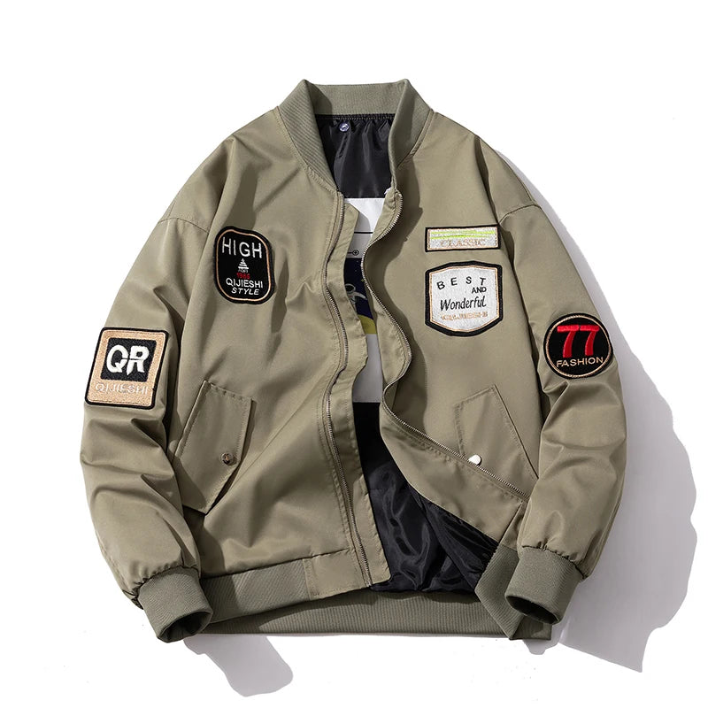 Jaqueta Bomber Militar Premium Masculina Streetwear