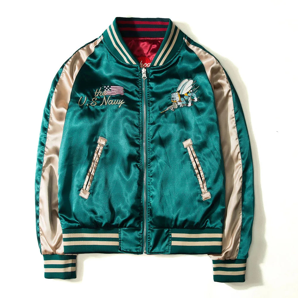 Jaqueta Sukajan Premium Unissex Japanese Streetwear