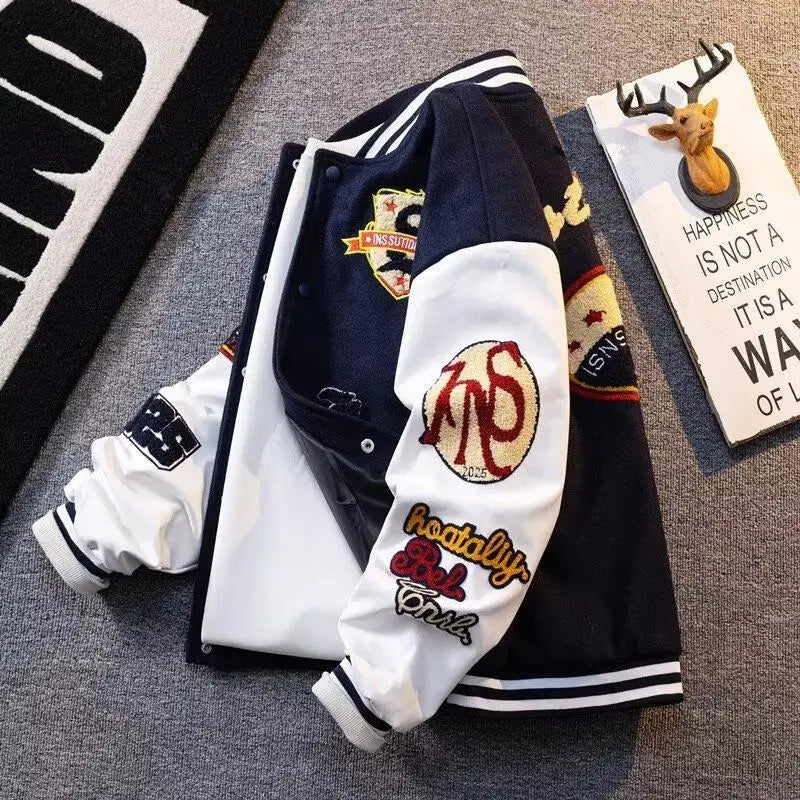 Jaqueta Varsity Premium Masculina Streetwear Inverno