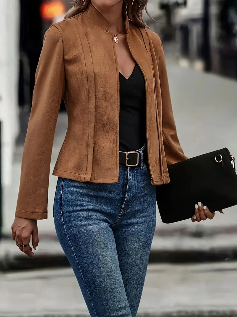 Jaqueta Feminina Elegante Minimalista Premium