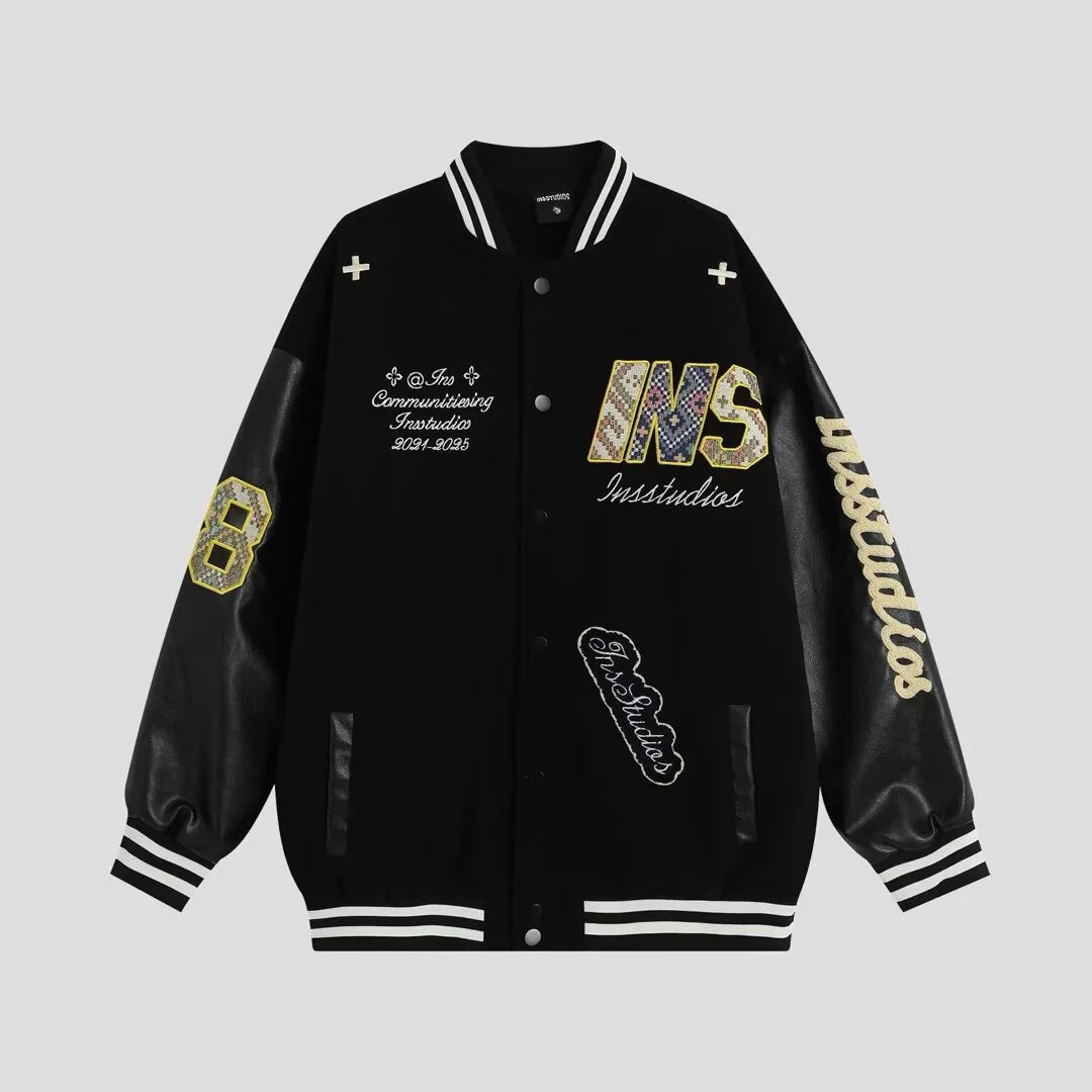 Jaqueta Varsity Premium Feminina Streetwear Vintage