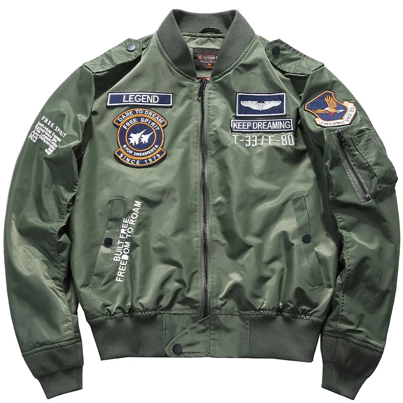Jaqueta MA-1 Premium Masculina Military Streetwear