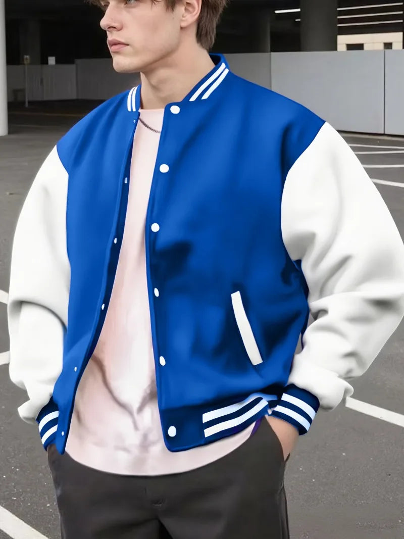 Jaqueta Baseball Masculina Casual Premium