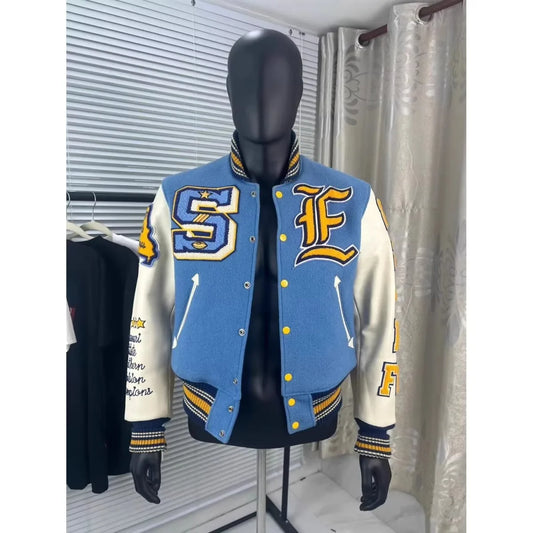 Jaqueta Eagle Premium Masculina Varsity Streetwear