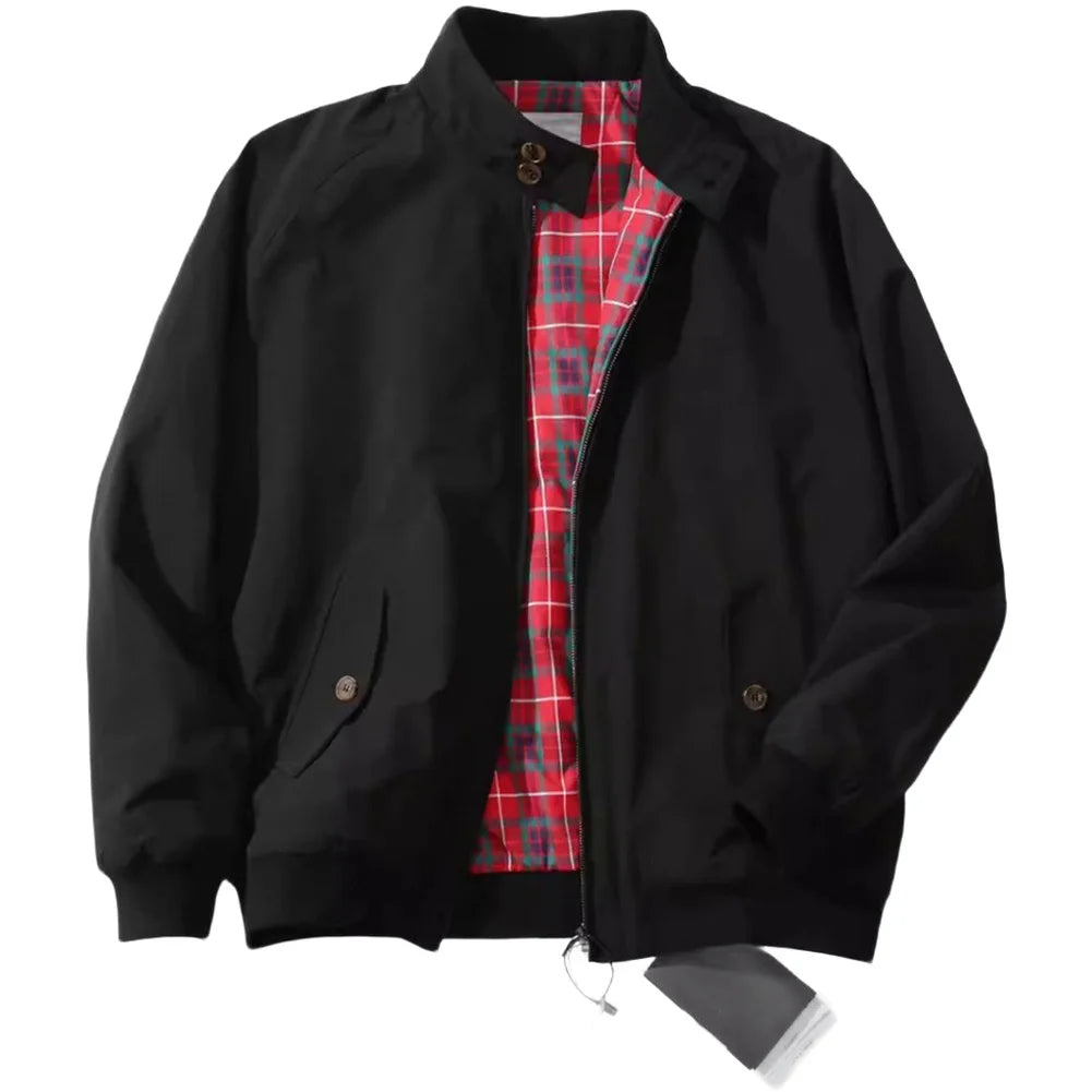 Jaqueta Masculina Retrô Gola Alta Premium