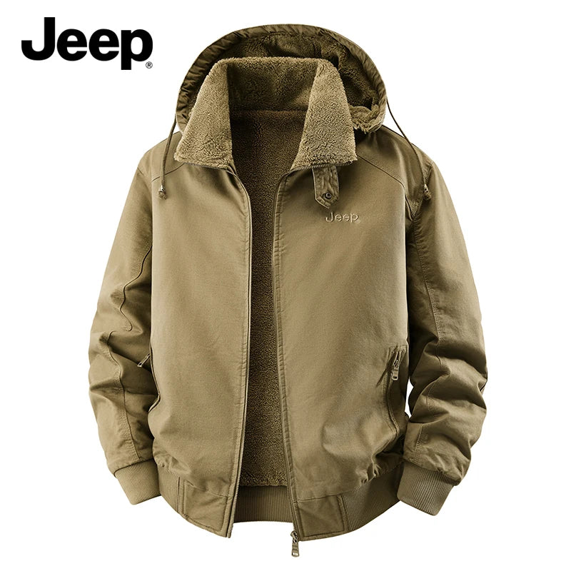 Jaqueta Masculina Outdoor Premium com Capuz