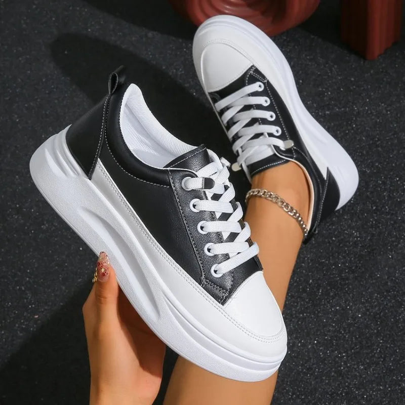 Tênis Feminino White Platform Premium