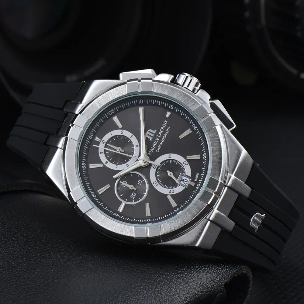 Relógio Masculino Luxury Chronograph Premium Business Sport