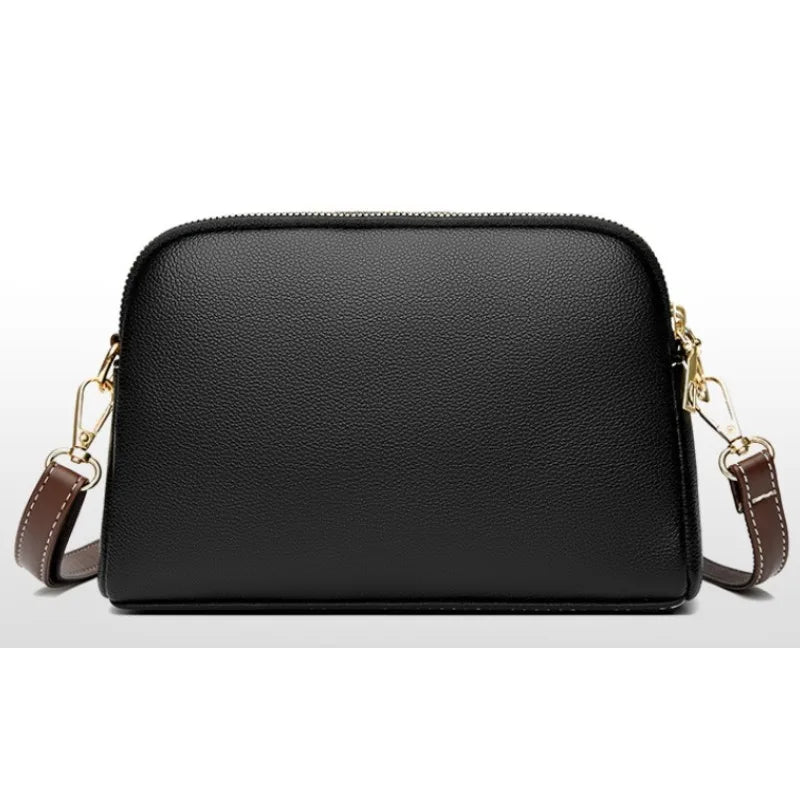Bolsa Feminina Luxury Cowhide Crossbody Messenger Bag Premium