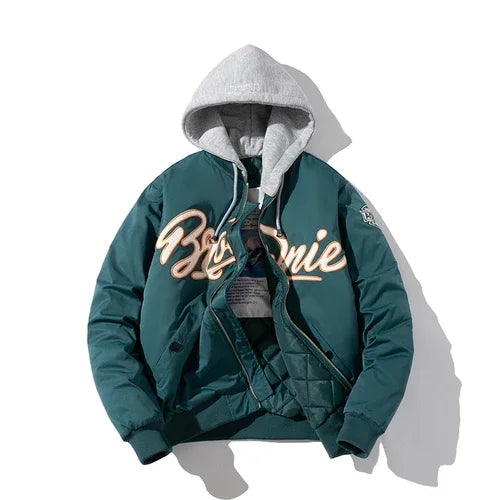 Jaqueta Varsity Premium Masculina Vintage Streetwear