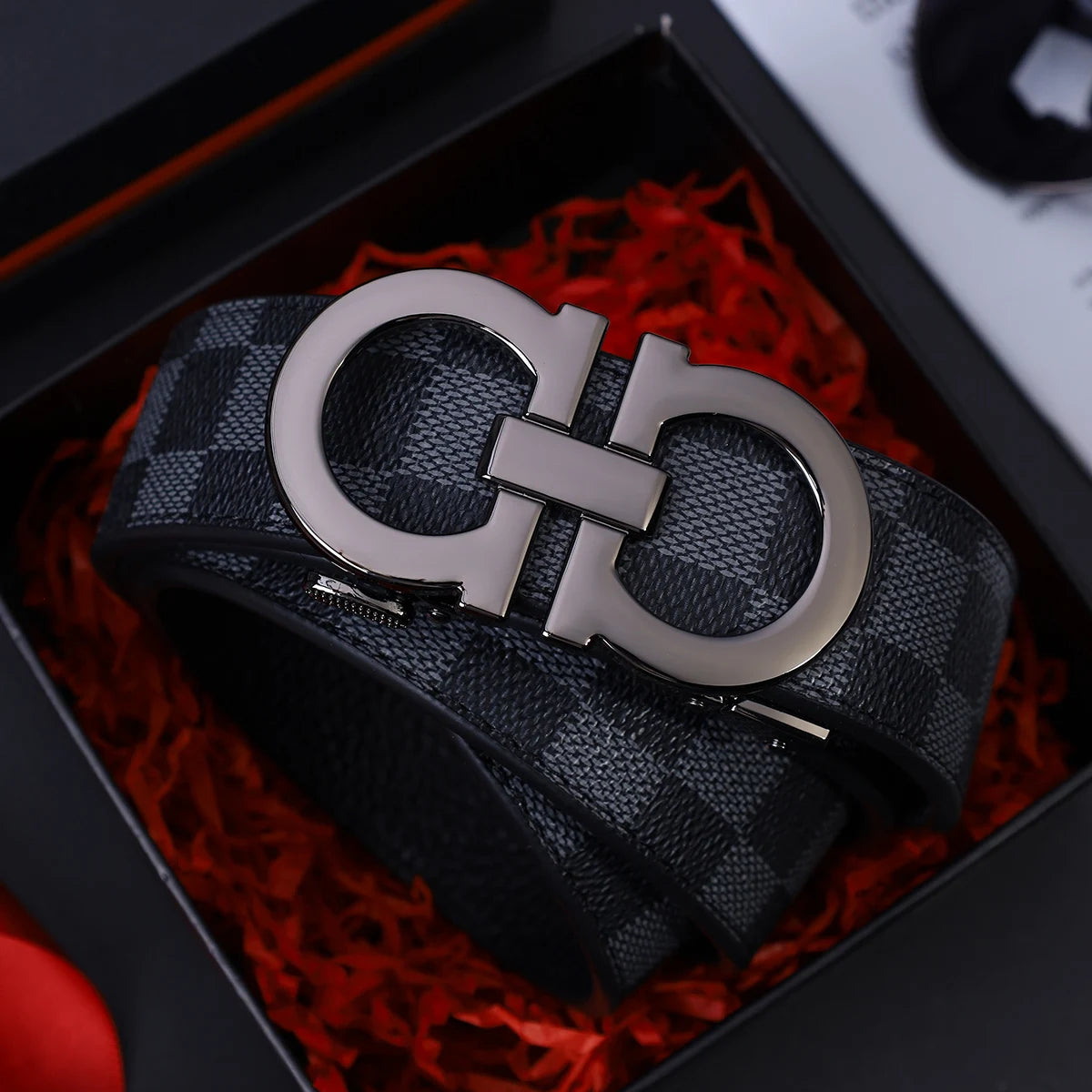 Cinto Masculino Premium Fivela Automática Luxury Business