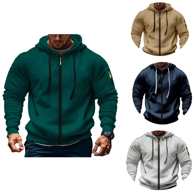 Jaqueta Masculina Hoodie Esportiva Premium