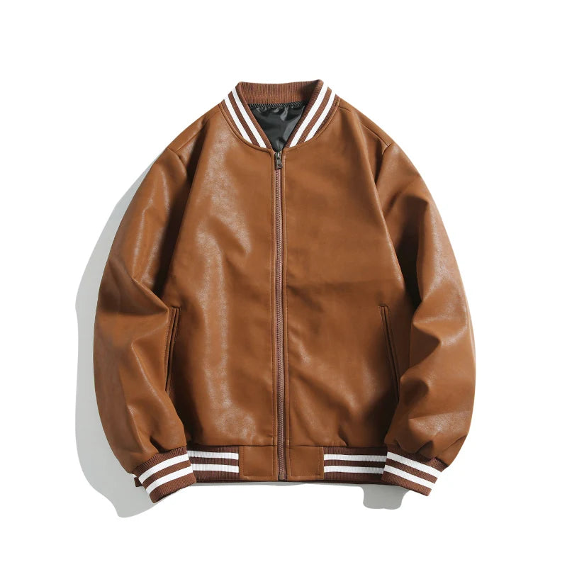 Jaqueta Masculina em Couro Biker Premium