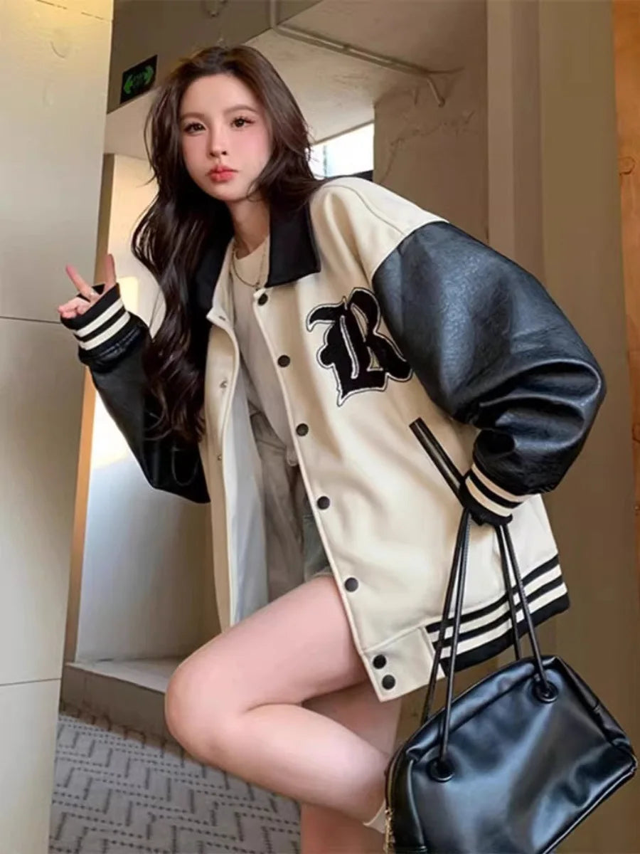 Jaqueta Oversized Feminina Premium Korean Streetwear