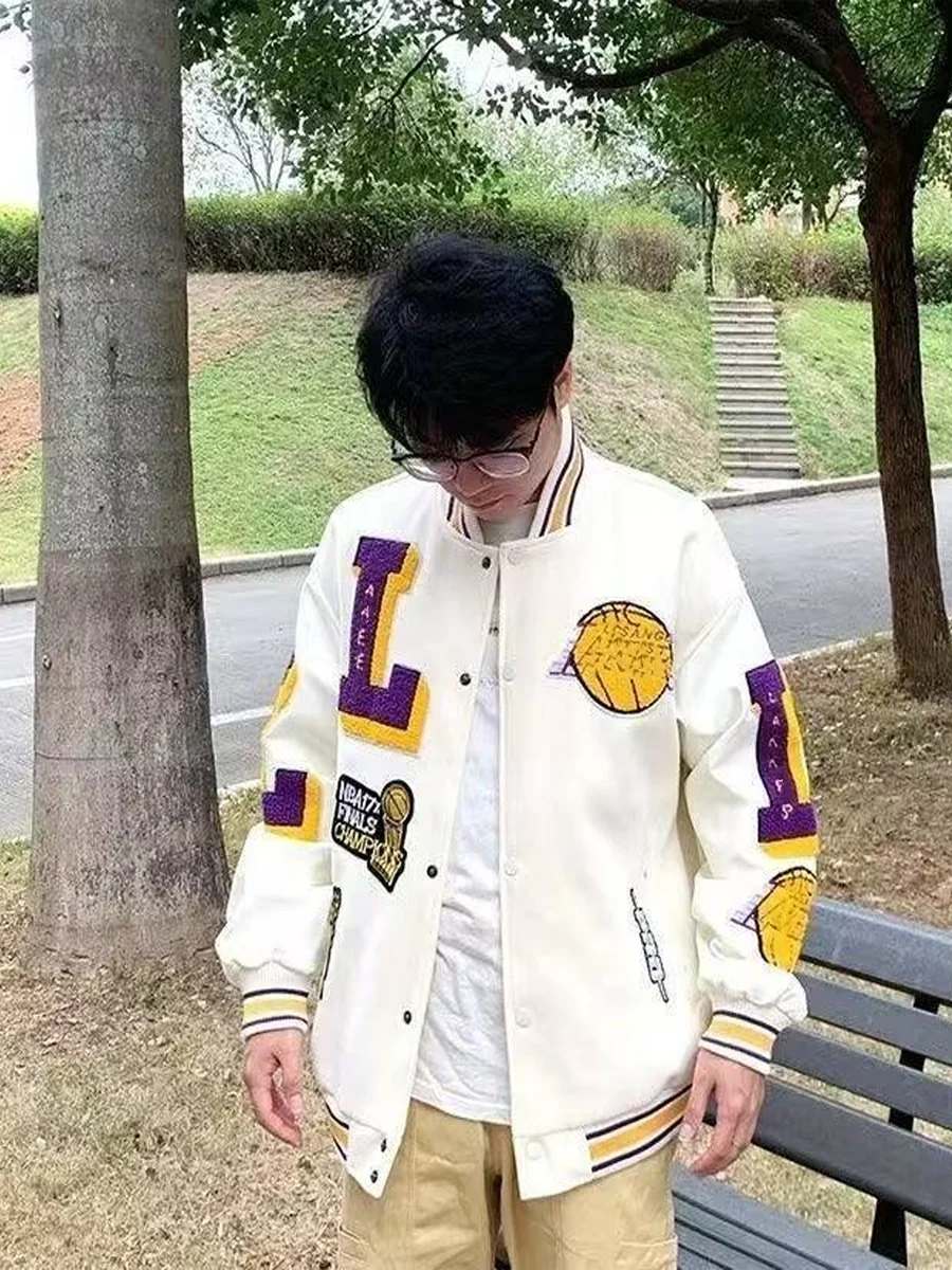 Jaqueta Varsity Premium Masculina Vintage Streetwear