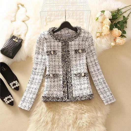 Jaqueta Feminina Tweed Elegante Premium
