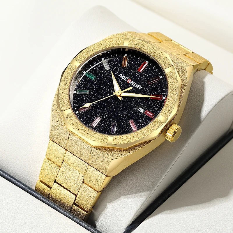 Relógio Masculino Premium Business Quartz com Pulseira Elegante