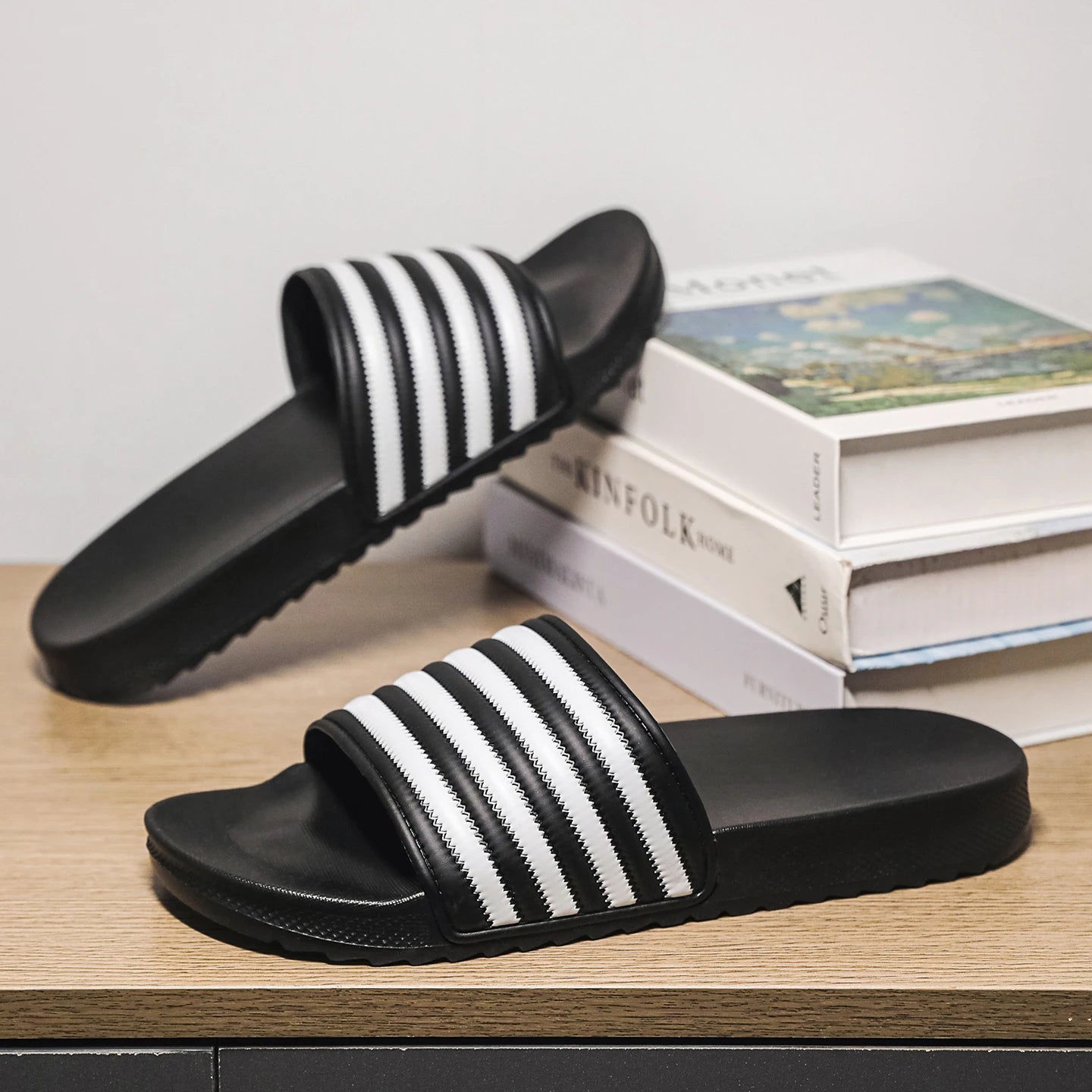 Slide Unissex Stripe Comfort Premium