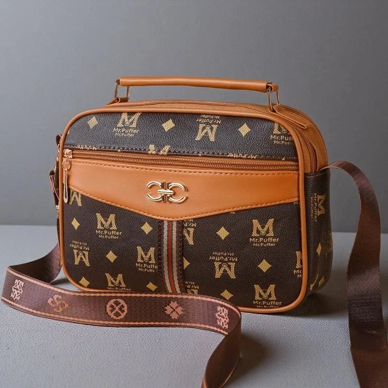 Bolsa Feminina Premium Crossbody Grande Capacidade Casual Elegante