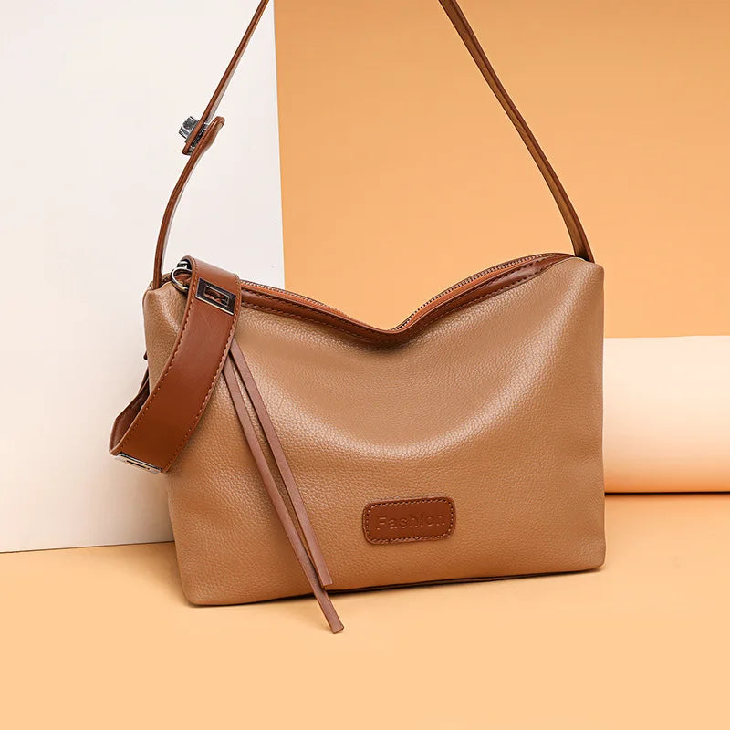 Bolsa Feminina Minimalista Grande Capacidade Shoulder Bag Premium