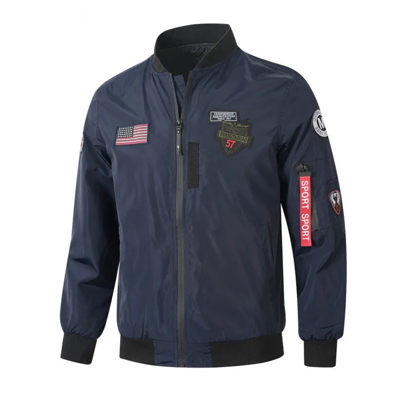 Jaqueta Premium Masculina Korean Motorcycle Streetwear